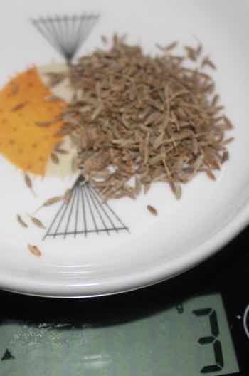 3 grams cumin seeds