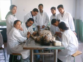 Anatomy lab. Anatomy lab.
