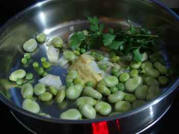 Beet greens supper. Beet greens supper.