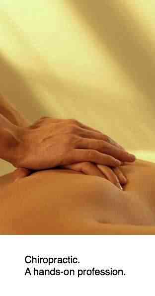 Chiropractic is a hands on profession.
