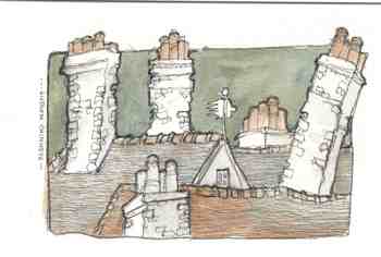 The Ludlow chimneys look like they need chiropractic treatment for scoliosis. The Ludlow chimneys look like they need chiropractic treatment for scoliosis.