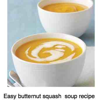 Easy butternut squash soup. Easy butternut squash soup.