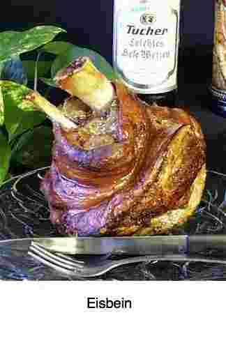 An eisbein and the patello femoral region of a pig.