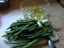 Green bean salad. Green bean salad.