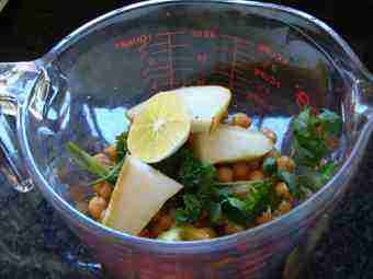 Quick hummus fresh ingredients Quick hummus fresh ingredients