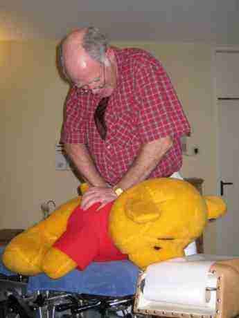 Teddy being adjusted in the best way. Teddy being adjusted in the best way.