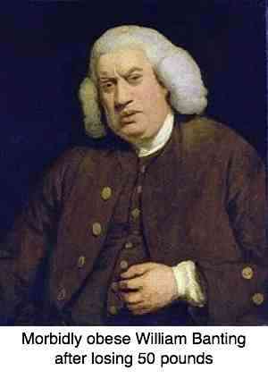 Photograph of morbidly obese William Banting.