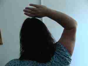 Shoulder abduction relief sign